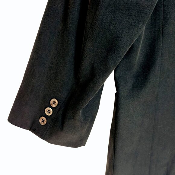 Tori Richard Mens Silk Blazer Jacket Size L Monogram Buttons 3 Button Lined - Picture 5 of 13